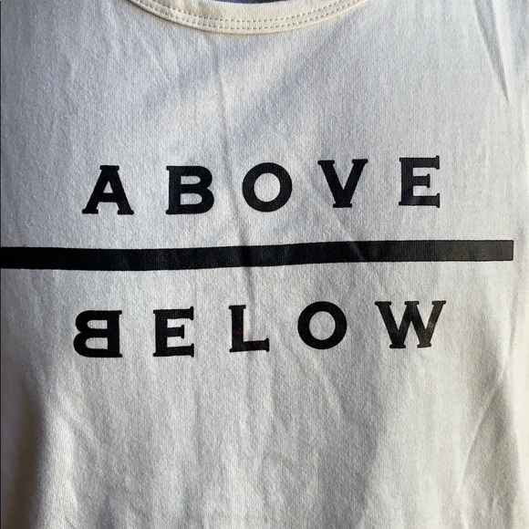 Cream Tank Top Above/Below - Picture 3 of 6